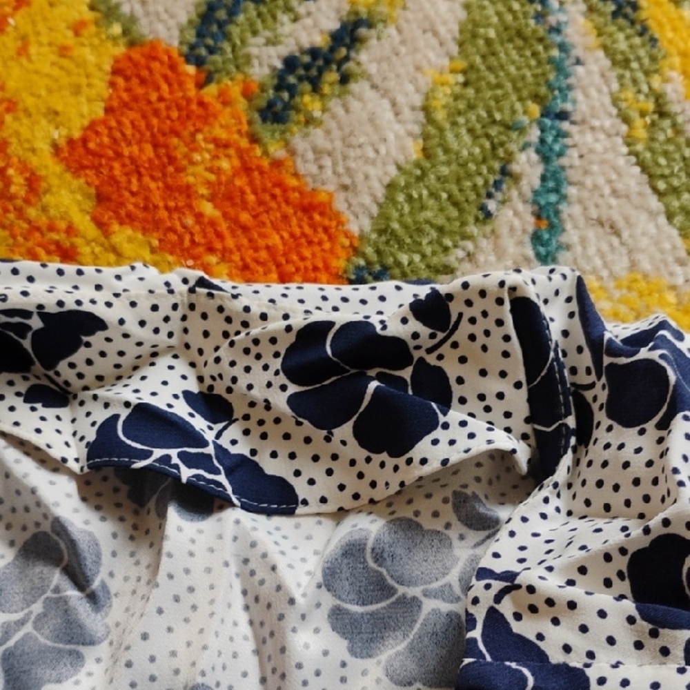 Boden Blue Floral Crew Neck Maxi Dress - Picture 11 of 11